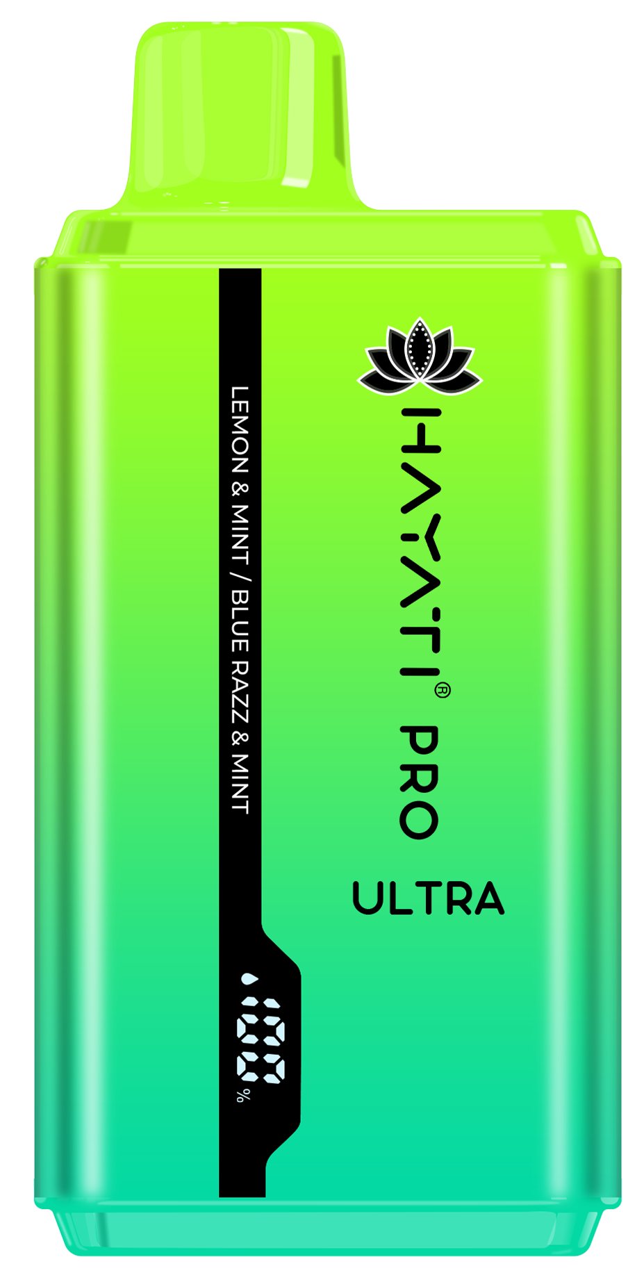 Hayati Pro Ultra 15000 Puffs Disposable Vape Pod - Box of 10 - Lemon & Mint/ Blue Razz & Mint *New* - vapeukwholesale