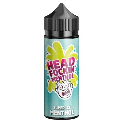 Head Fockin Menthol 100ml Shortfill-Super Ice Menthol-vapeukwholesale