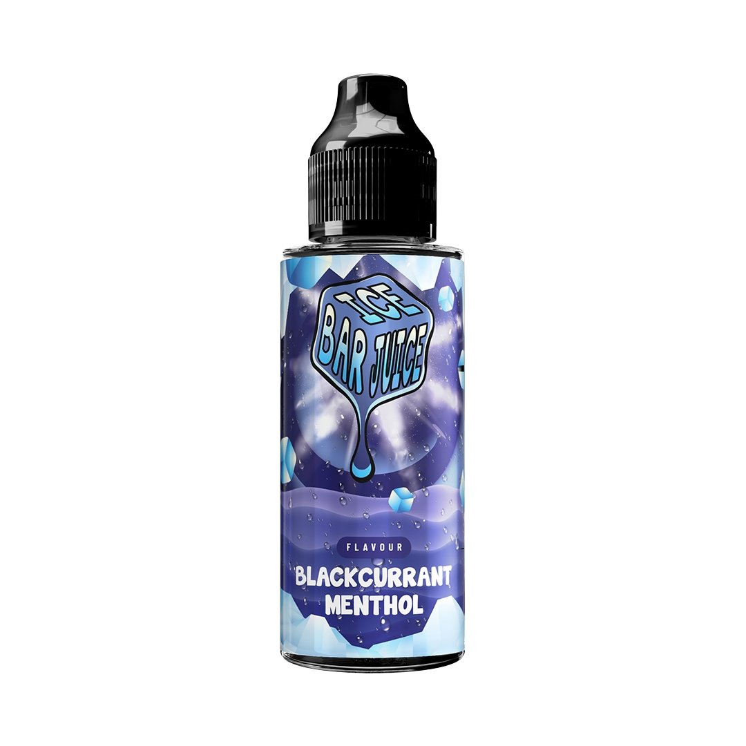 Ice Bar Juice 100ml Shortfills E-liquids-Blackcurrant Menthol-vapeukwholesale