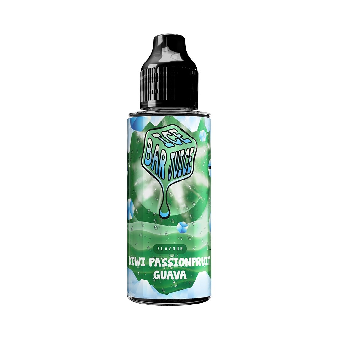 Ice Bar Juice 100ml Shortfills E-liquids-Kiwi Passionfruit Guava-vapeukwholesale