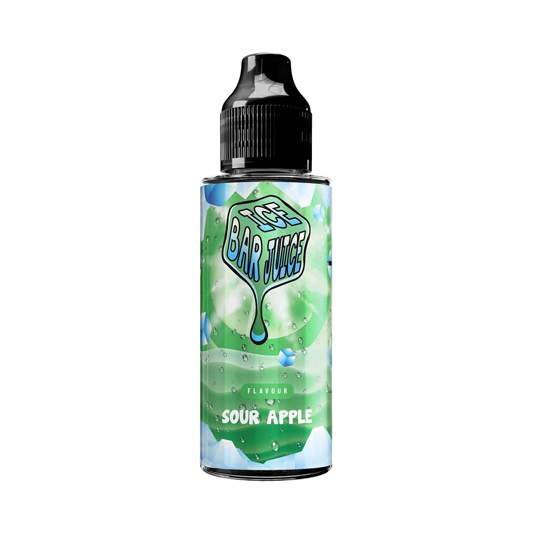 Ice Bar Juice 100ml Shortfills E-liquids-Sour Apple-vapeukwholesale