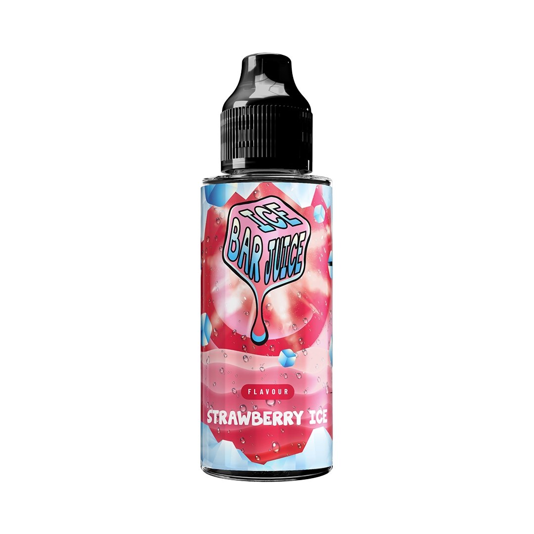 Ice Bar Juice 100ml Shortfills E-liquids-Strawberry Ice-vapeukwholesale