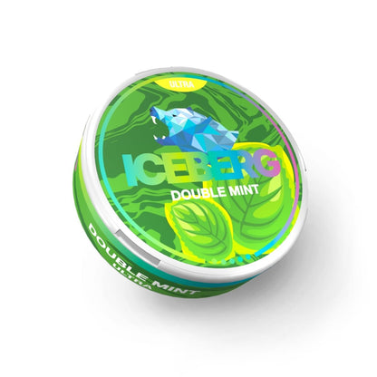 Iceberg Snus 16gr 150mg Pouches - Double Mint - vapeukwholesale