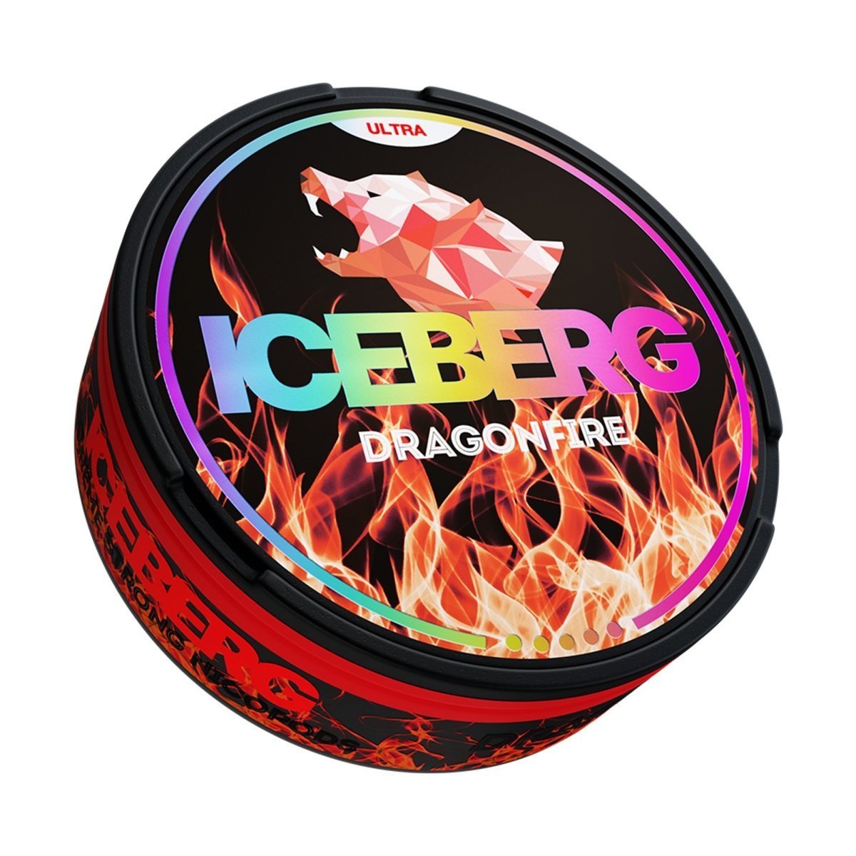 Iceberg Snus 16gr 150mg Pouches - Dragon Fire - vapeukwholesale