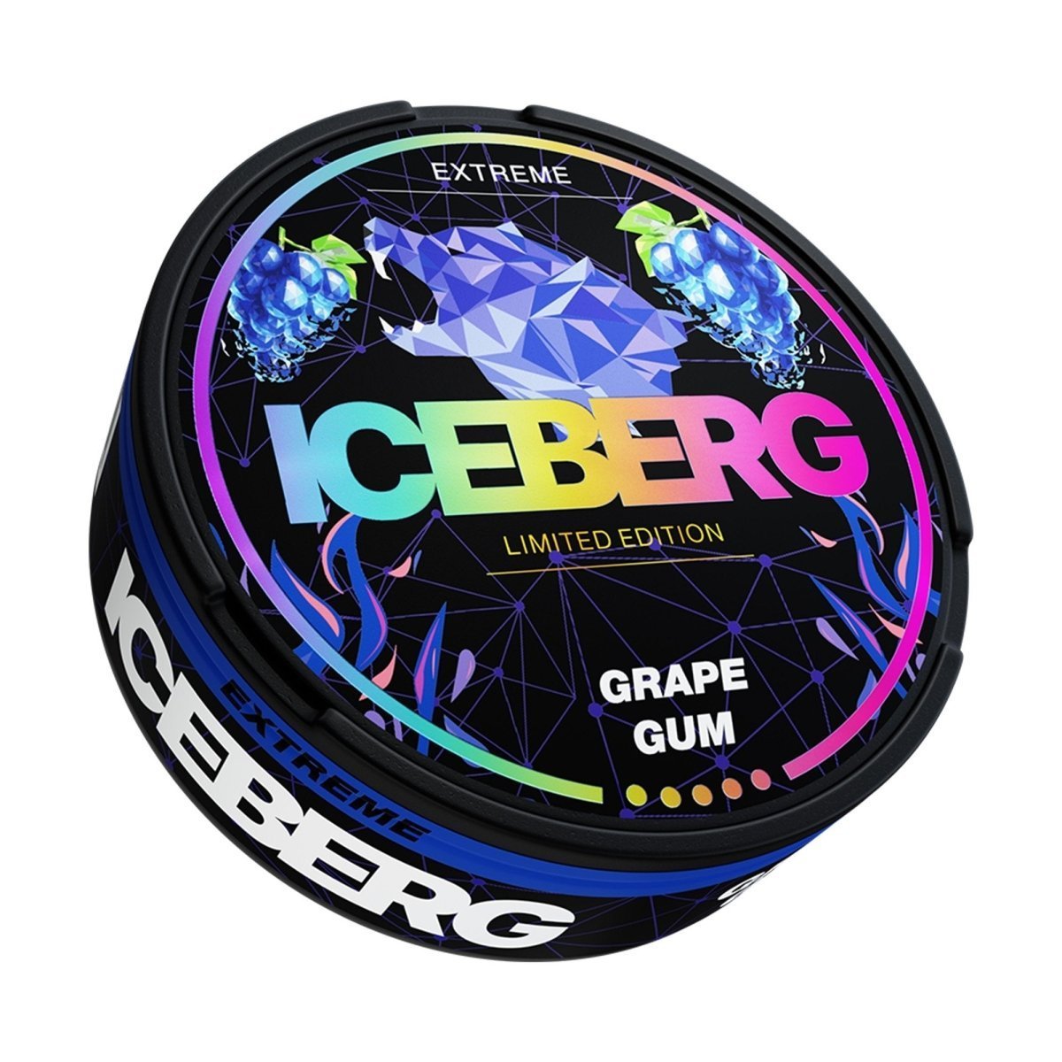 Iceberg Snus 16gr 150mg Pouches - Grape Gum - vapeukwholesale