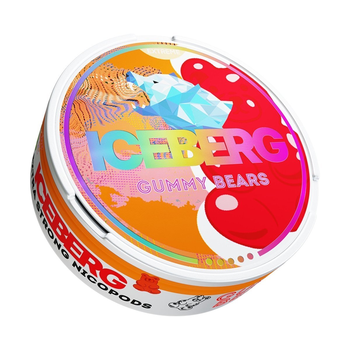 Iceberg Snus 16gr 150mg Pouches - Gummy Bears - vapeukwholesale