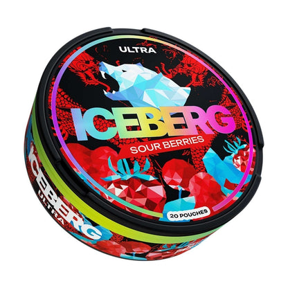 Iceberg Snus 16gr 150mg Pouches - Sour Berries - vapeukwholesale