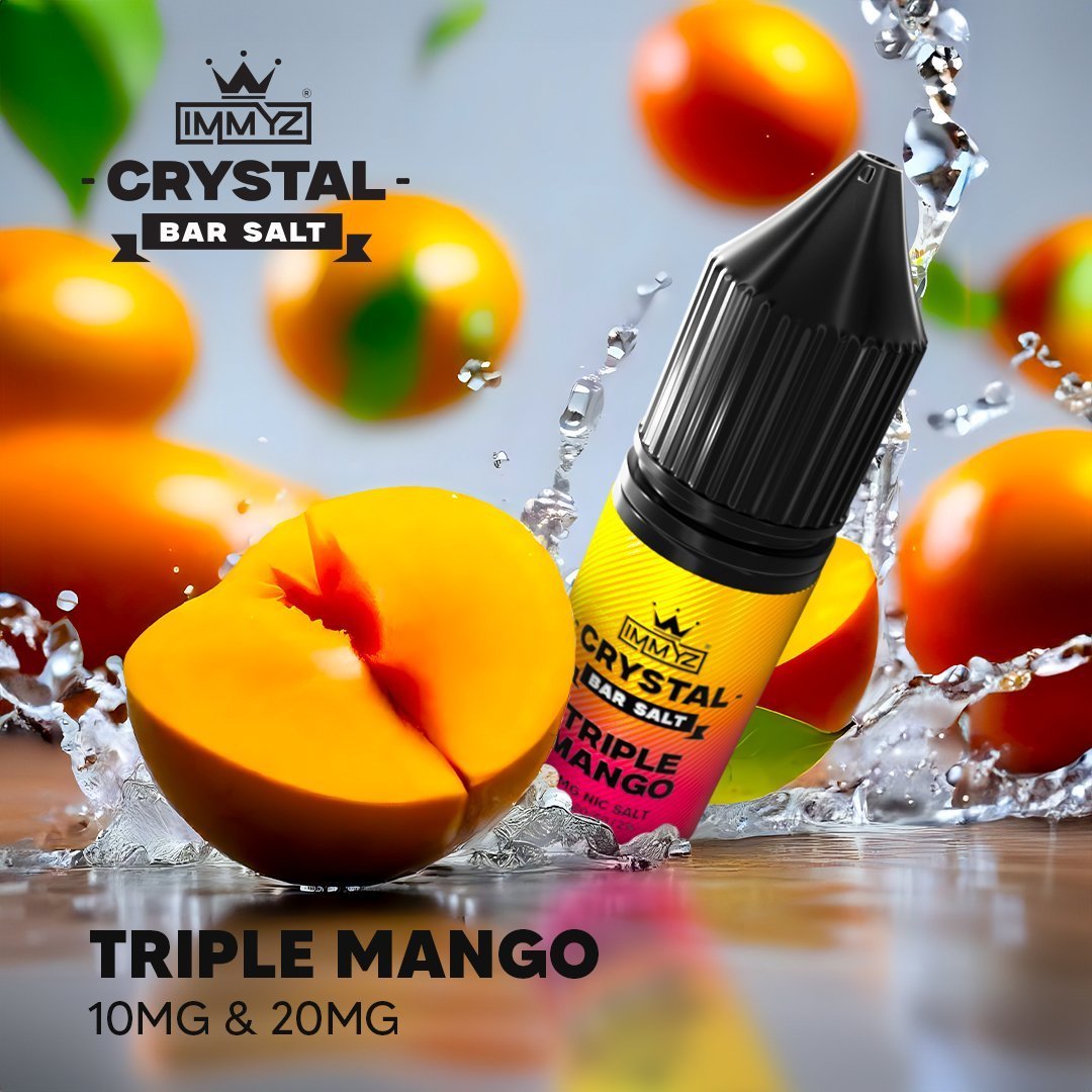 IMMYZ Crystal Bar Nic Salt 10ml E-liquid Pack of 10