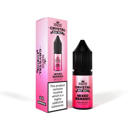 IMMYZ Crystal Bar Nic Salt 10ml E-liquid Pack of 10-Mixed Berries-vapeukwholesale