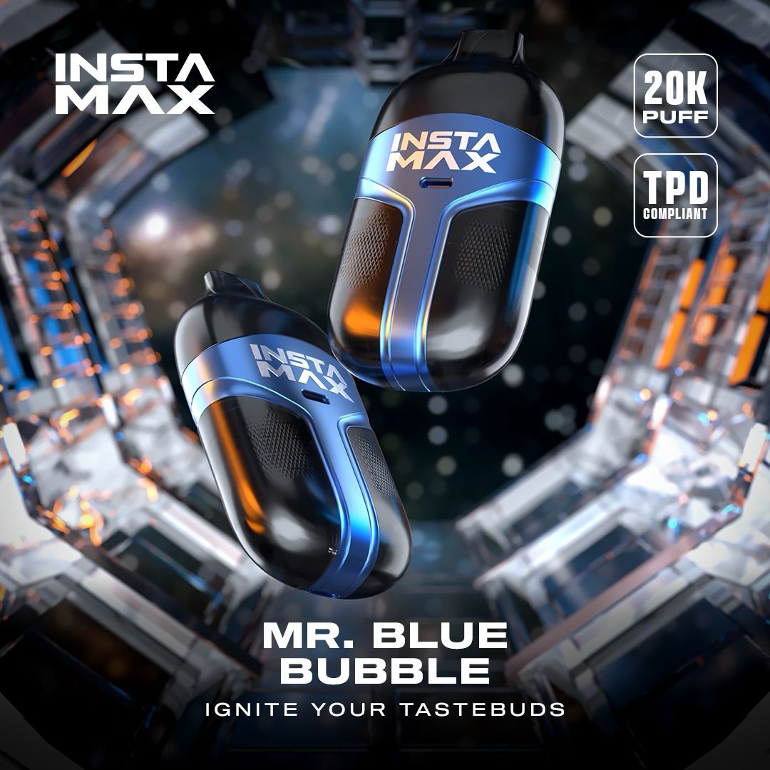 Instaflow 20k Puffs Disposable Vape Box of 5 - Mr. Blue Bubble - vapeukwholesale