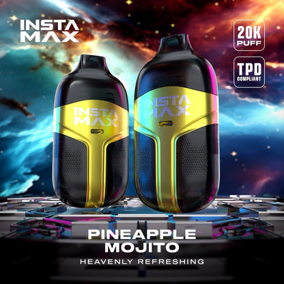 Instaflow 20k Puffs Disposable Vape Box of 5 - Pineapple Mojito - vapeukwholesale