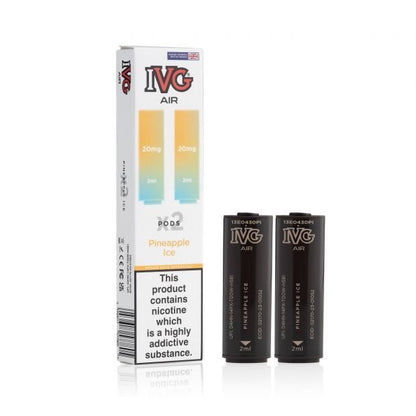 IVG Air Replacement Pods - 10 Packs of 2 Pods - Pineapple Ice - vapeukwholesale