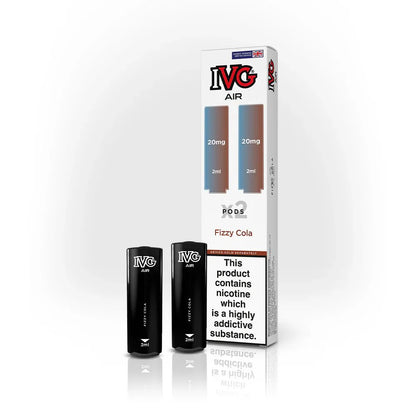 IVG Air Replacement Pods - Pack of 10 - Fizzy Cola - vapeukwholesale