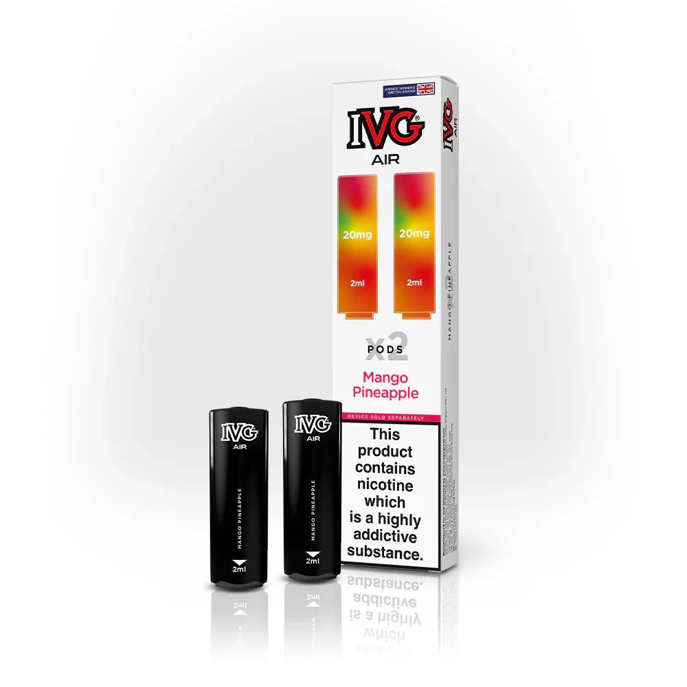 IVG Air Replacement Pods - Pack of 10 - Mango Pineapple - vapeukwholesale