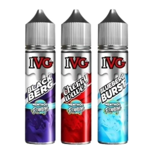 IVG Menthol Range 50ml Shortfill