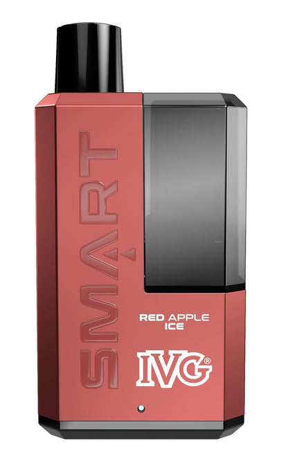 IVG SMART 5500 Puffs Disposable Vape (Box of 10)-Red Apple Ice-vapeukwholesale