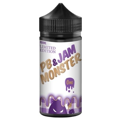 Jam Monster 100ml Shortfill-PB & Jam Grape-vapeukwholesale