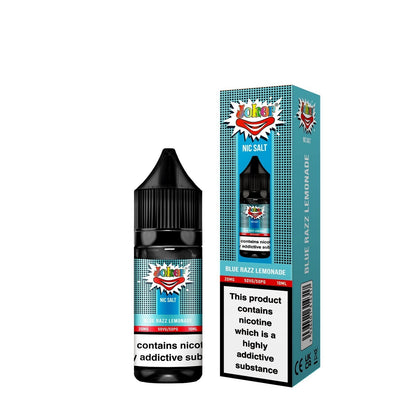 Joker Nic Salt 10ml E-liquids - Box of 10-Blue Razz Lemonade-vapeukwholesale