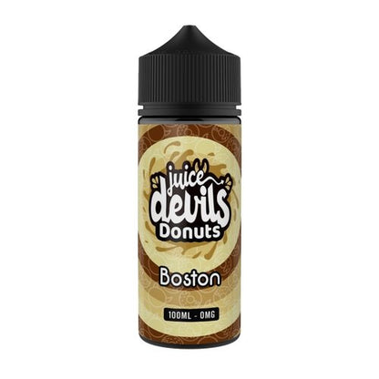 Juice Devils 100ml E-liquids Shortfill-Boston Donuts-vapeukwholesale