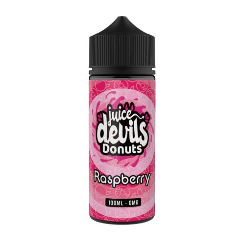 Juice Devils 100ml E-liquids Shortfill-Raspberry Donuts-vapeukwholesale