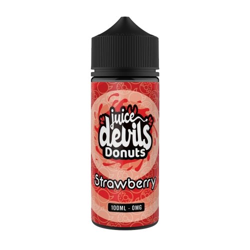 Juice Devils 100ml E-liquids Shortfill-Strawberry Donuts-vapeukwholesale