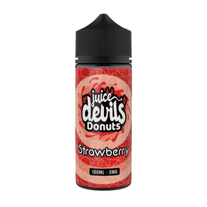 Juice Devils 100ml E-liquids Shortfill-Strawberry Donuts-vapeukwholesale