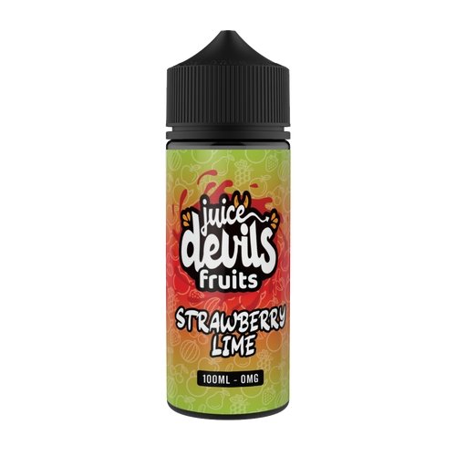 Juice Devils 100ml E-liquids Shortfill-Strawberry Lime Fruit-vapeukwholesale