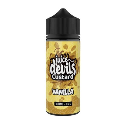 Juice Devils 100ml E-liquids Shortfill-Vanilla Custard-vapeukwholesale