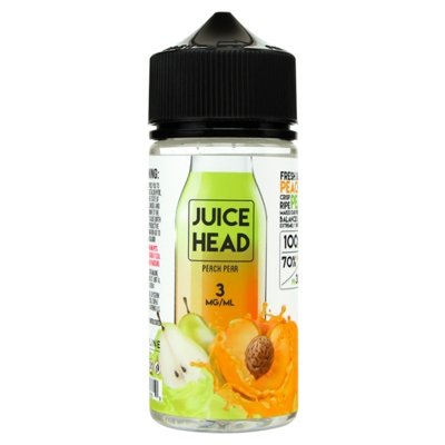 Juice Head 100ml Shortfill-Peach Pear-vapeukwholesale