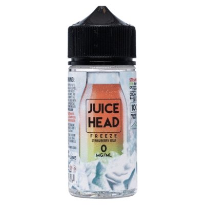 Juice Head 100ml Shortfill-Freeze Strawberry Kiwi Ice-vapeukwholesale