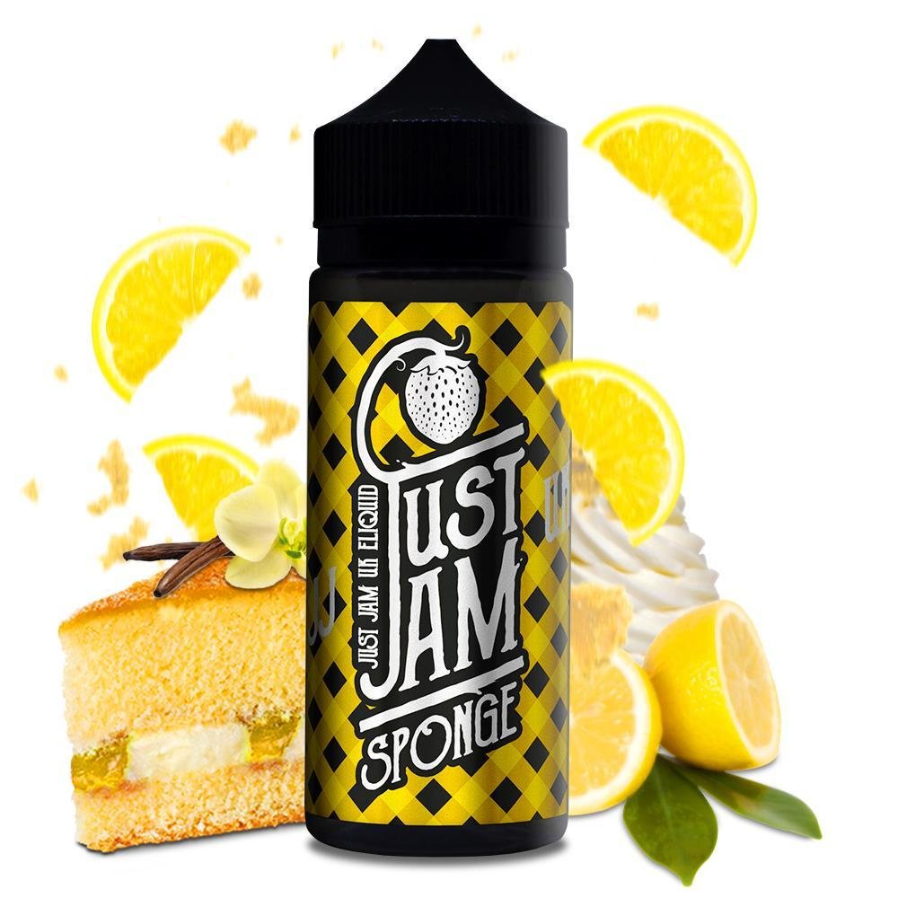 Just Jam Sponge 100ml Shortfill-Lemon-vapeukwholesale