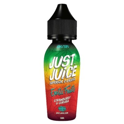 Just Juice 50ml Shortfill-EXOTIC FRUITS - STRAWBERRY & CURUBA-vapeukwholesale