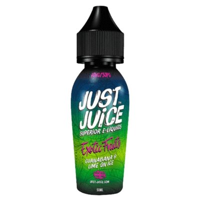 Just Juice 50ml Shortfill-EXOTIC FRUITS - GUANABANA & LIME ON ICE-vapeukwholesale