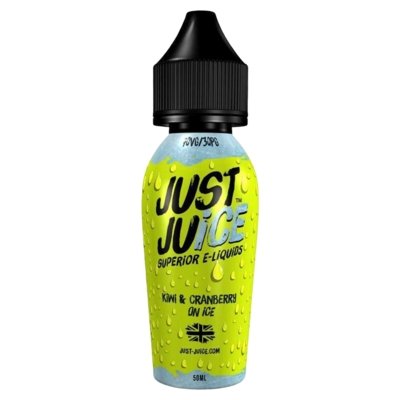 Just Juice 50ml Shortfill-KIWI & CRANBERRY ON ICE-vapeukwholesale