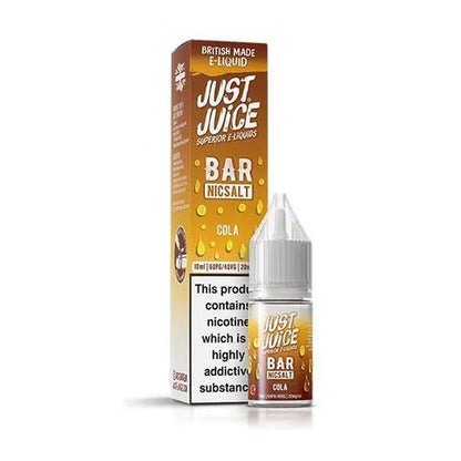 Just Juice Bar Nic Salt 10ml E-Liquid Box of 10-Cola-vapeukwholesale