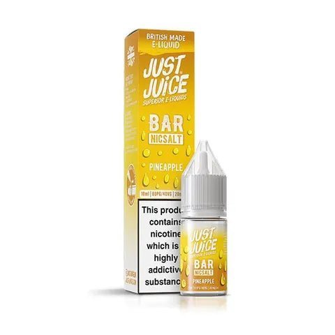 Just Juice Bar Nic Salt 10ml E-Liquid Box of 10-Pineapple-vapeukwholesale