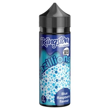 Kingston 50/50 Gazillions 100ML Shortfill-Blue Raspberry-vapeukwholesale