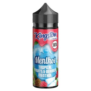 Kingston 50/50 Menthol 100ML Shortfill-Tropical Fruits & Berries Menthol-vapeukwholesale