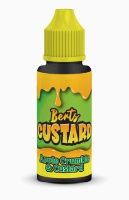 Kingston Berts Custard 100ML Shortfill-Apple Crumble & Custard-vapeukwholesale