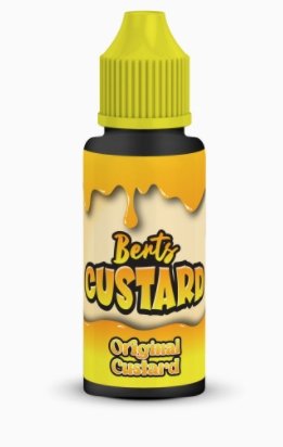 Kingston Berts Custard 100ML Shortfill-Original Custard-vapeukwholesale