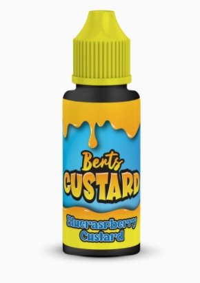 Kingston Berts Custard 100ML Shortfill-Blueberry Custard-vapeukwholesale