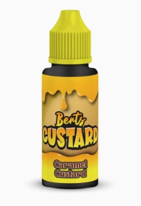 Kingston Berts Custard 100ML Shortfill-Caramel Custard-vapeukwholesale