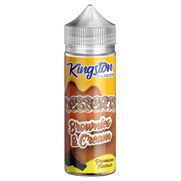 Kingston Desserts 100ML Shortfill-Brownies & Cream-vapeukwholesale