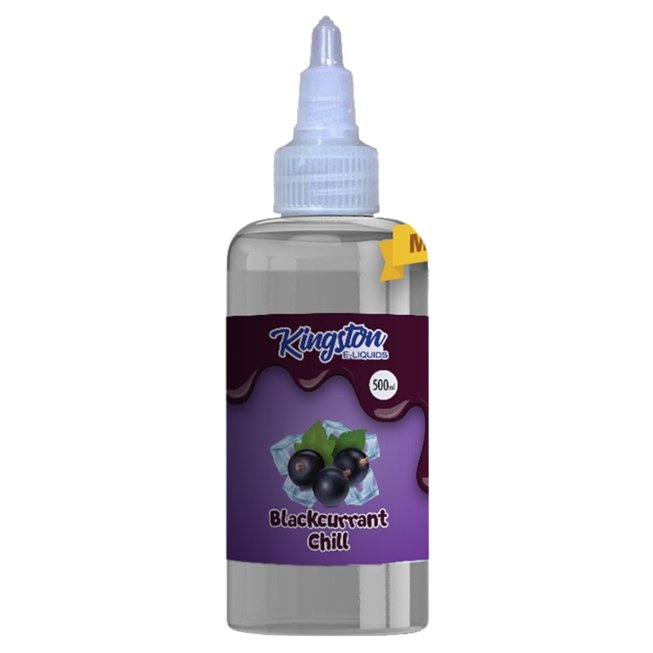 Kingston E-liquids Chill 500ml Shortfill-Blackcurrant Chill-vapeukwholesale