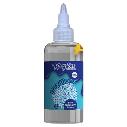 Kingston E-liquids Gazllions 500ml Shortfill-Blue Rasberry-vapeukwholesale