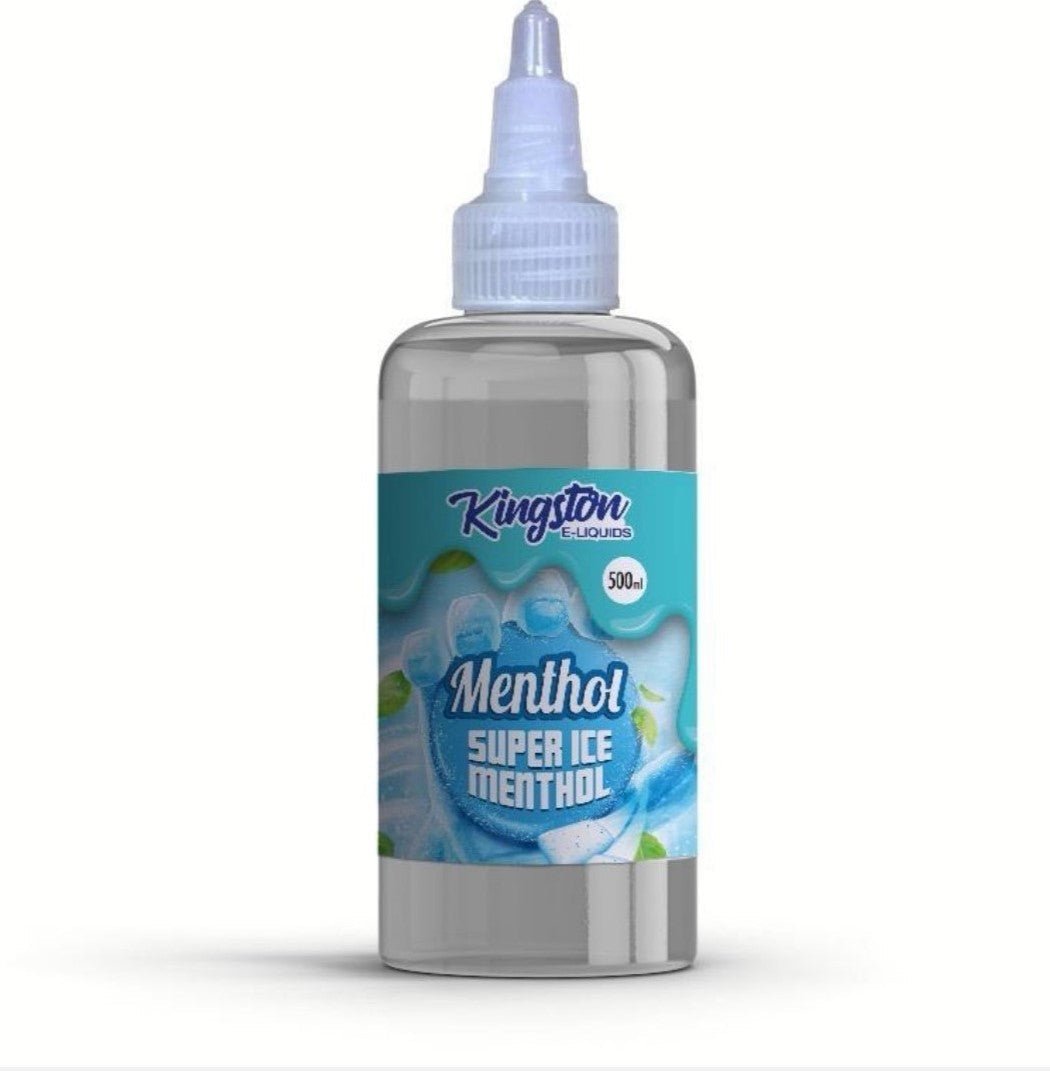 Kingston E-liquids Menthol 500ml Shortfill-Super Ice Menthol-vapeukwholesale