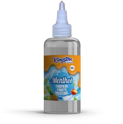 Kingston E-liquids Menthol 500ml Shortfill-Tropical Fruits Menthol-vapeukwholesale