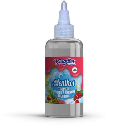 Kingston E-liquids Menthol 500ml Shortfill-Tropical Fruit Berries Menthol-vapeukwholesale