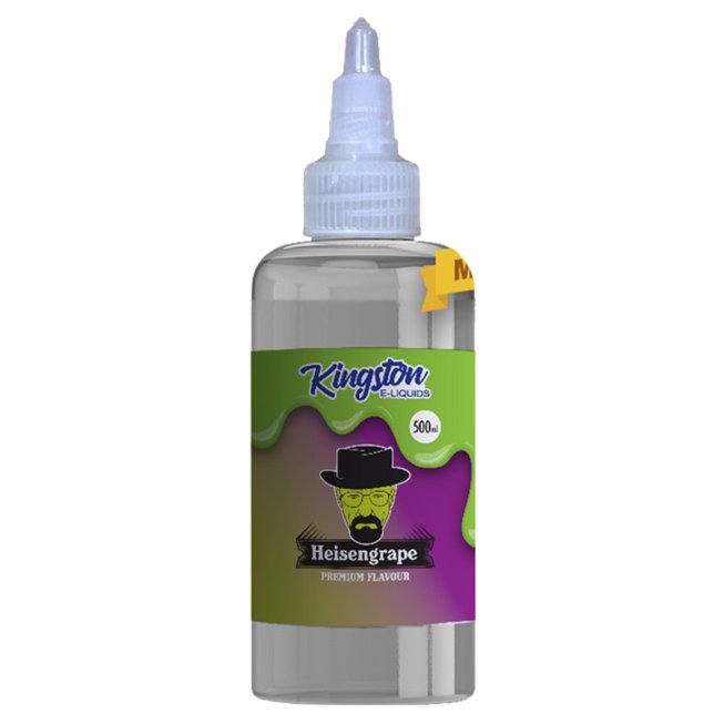 Kingston E-liquids Zingberry Range 500ml Shortfill-Grape Zingberry-vapeukwholesale