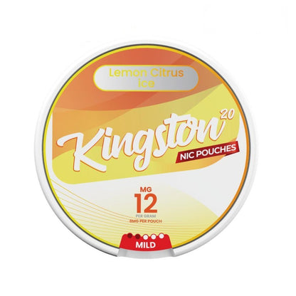 Kingston Nicotine Pouches Pack of 10 - Lemon Citrus Ice - vapeukwholesale